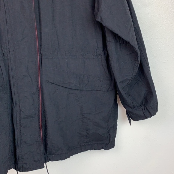 Outdoors Summit Anorak black multi pocket hooded utility weather rain jacket EUC - Picture 5 of 16